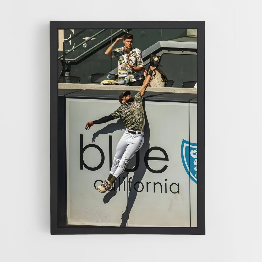 Poster Glissade Épique – affiche Baseball (vue 2)